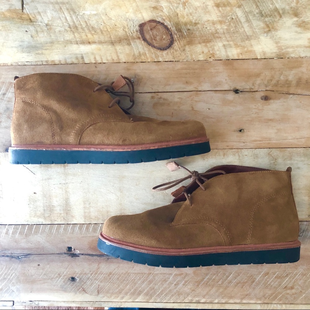 Suede Platform Boots